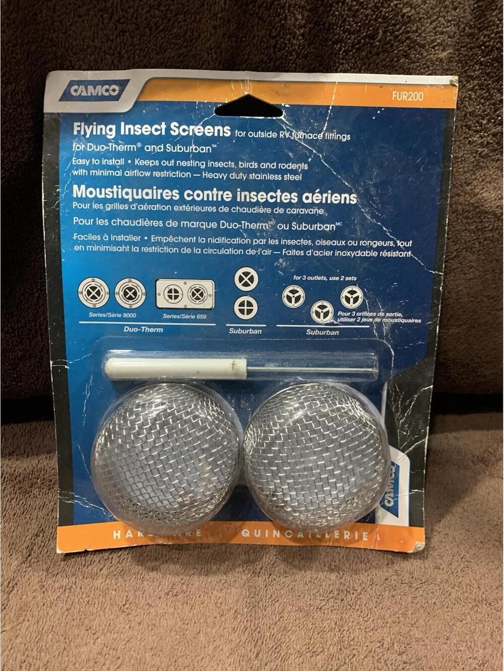 Camco 42141 Furnace Flying Insect Screen FUR 200 [COPY]